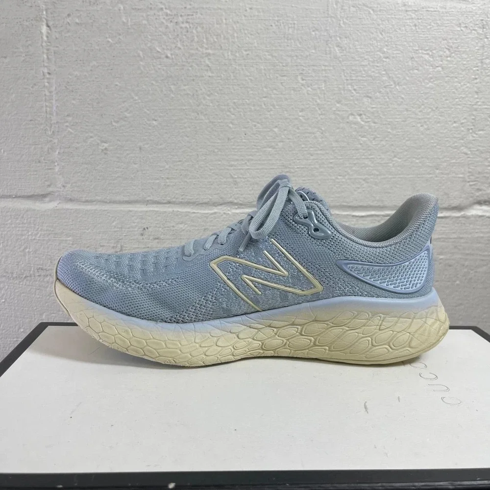 New‎ Balance Fresh Foam X 1080v12 Light Slate Grey Bone Running Shoes Men's 8 D